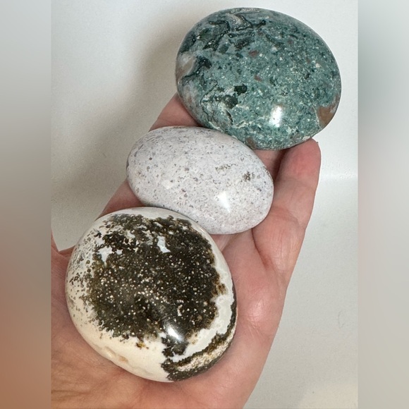 Ocean Jasper (OJ) Palm Stone Bundle - Picture 2 of 4